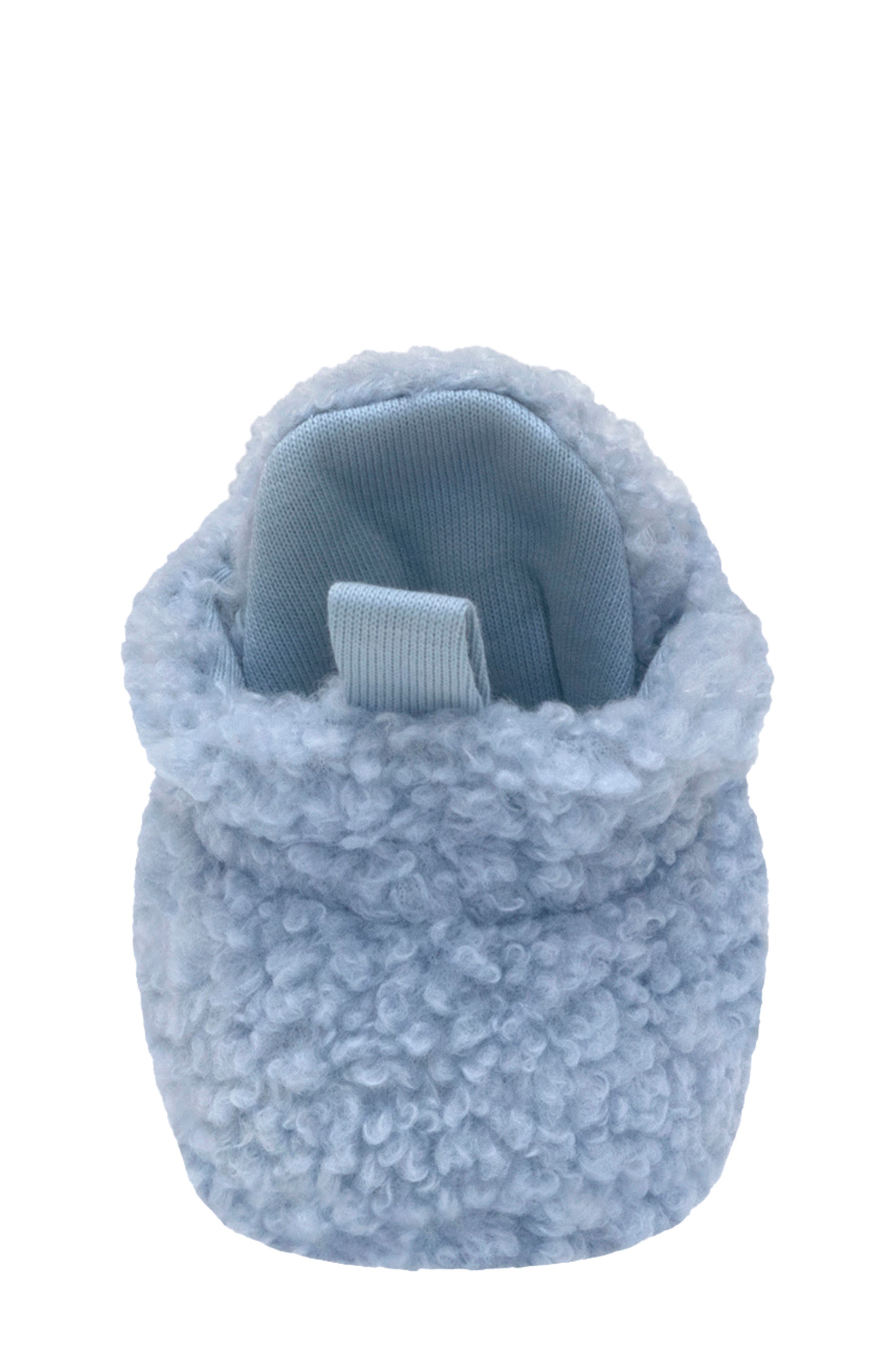 Faux Shearling Bootie, Alternate, color, LIGHT BLUE