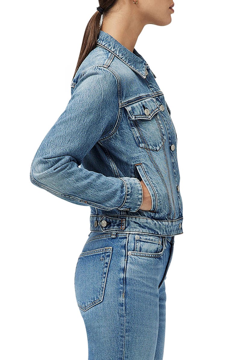 rag & bone Nico Denim Trucker Jacket, Alternate, color,