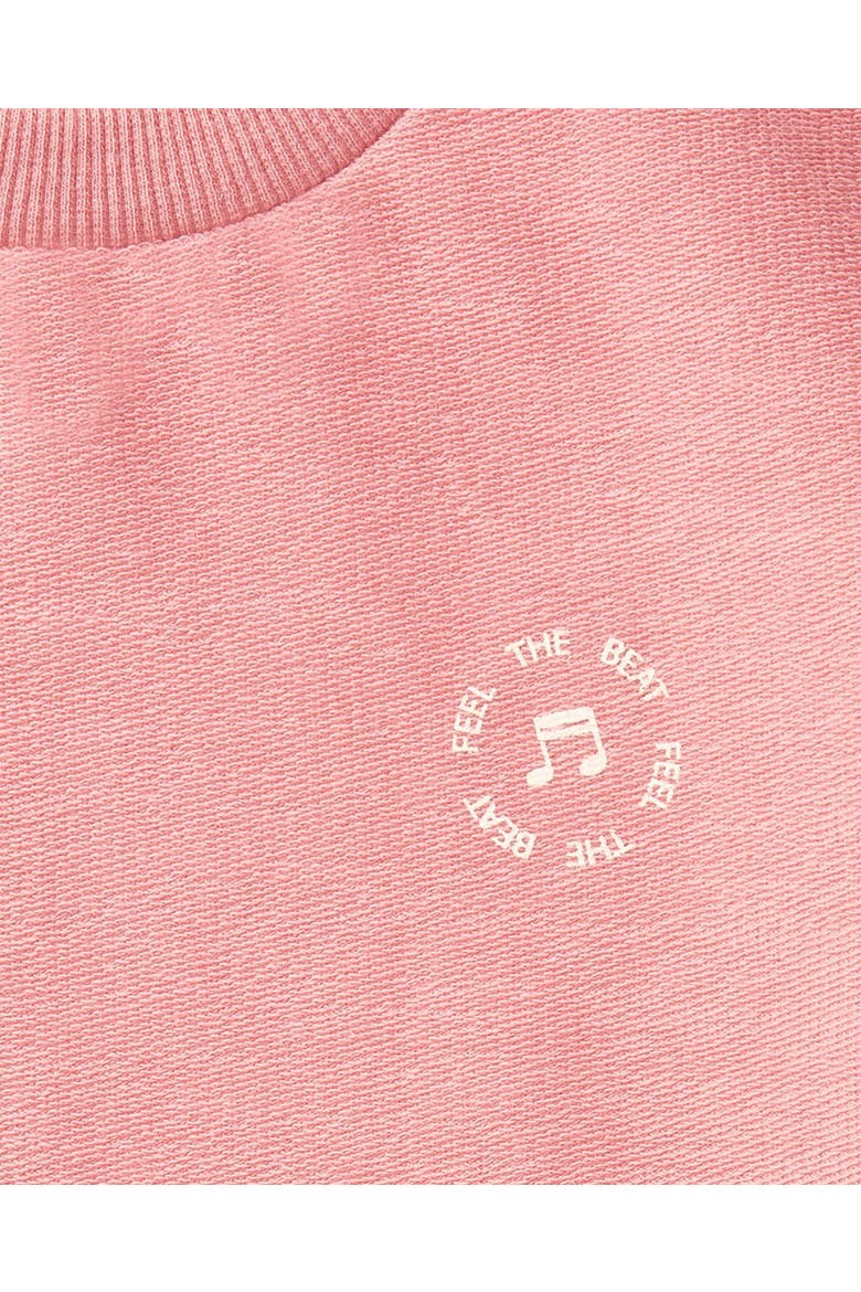 2 Piece Baby and Toddler Stretch Cotton Tee and Shorts Set, Alternate, color, Dusty Rose