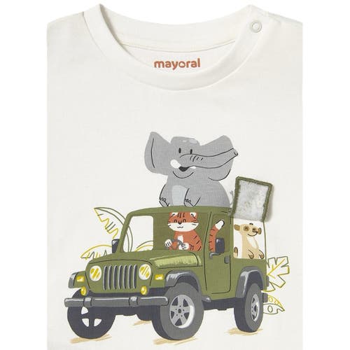 Mayoral Jungle Safari T-shirt In Sage