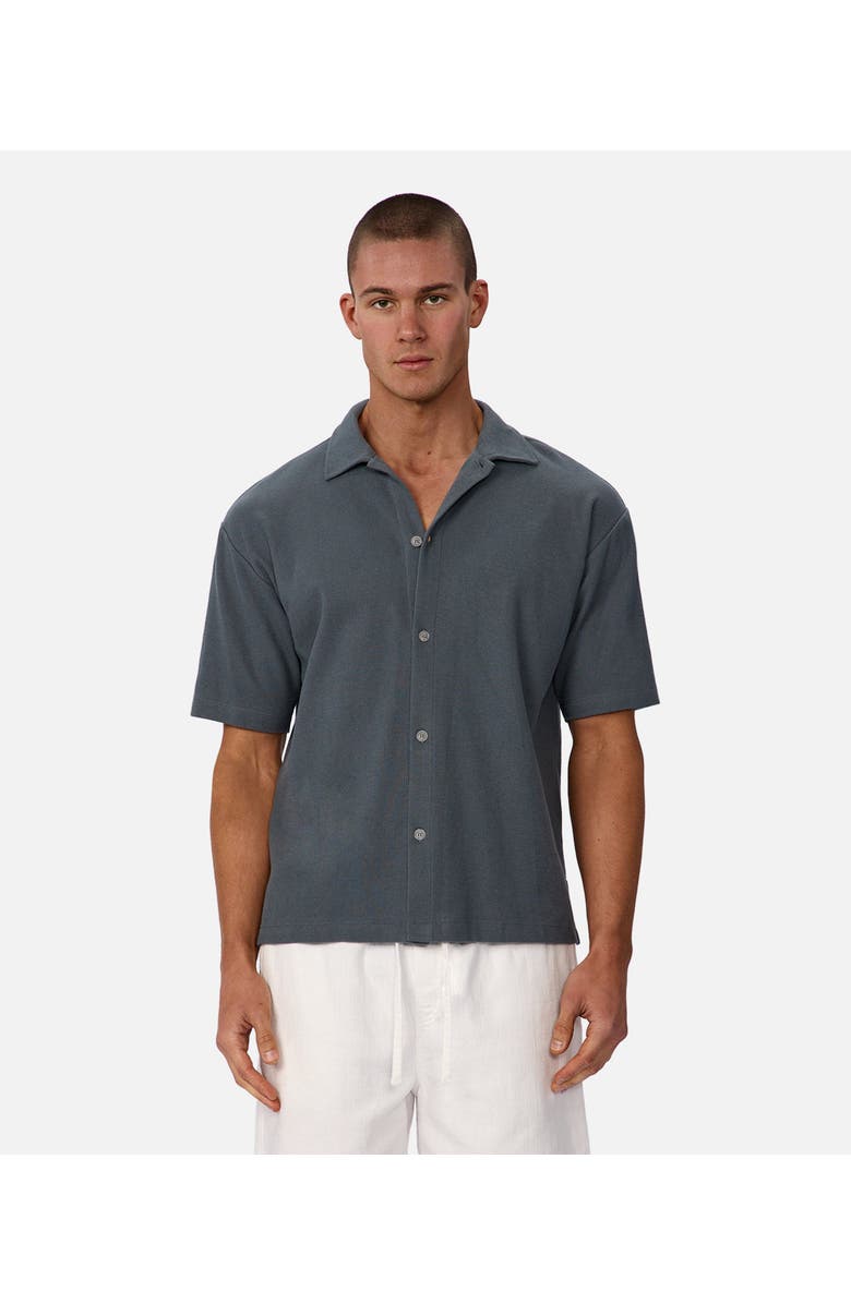 Industrie Australia The Mercer Short Sleeve Shirt, Main, color, Diesel