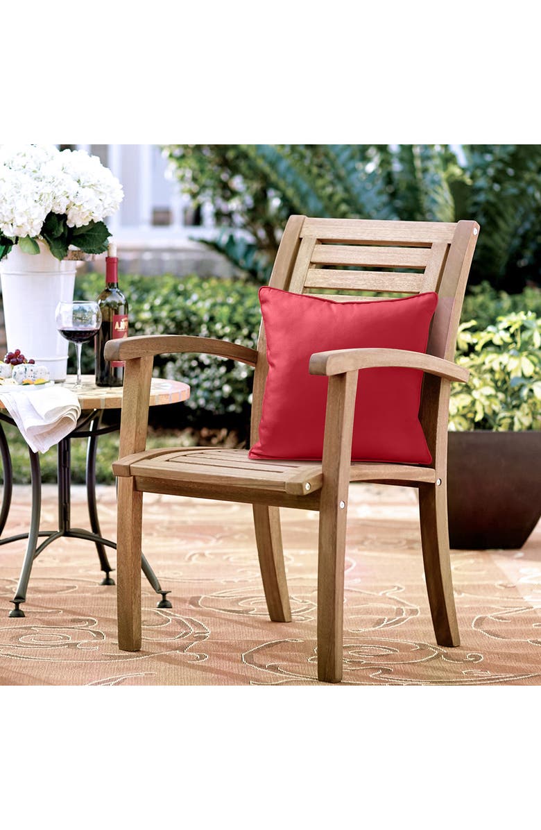 Outdoor Decor by Commonwealth Solid Patio Throw Pillow, Alternate, color,