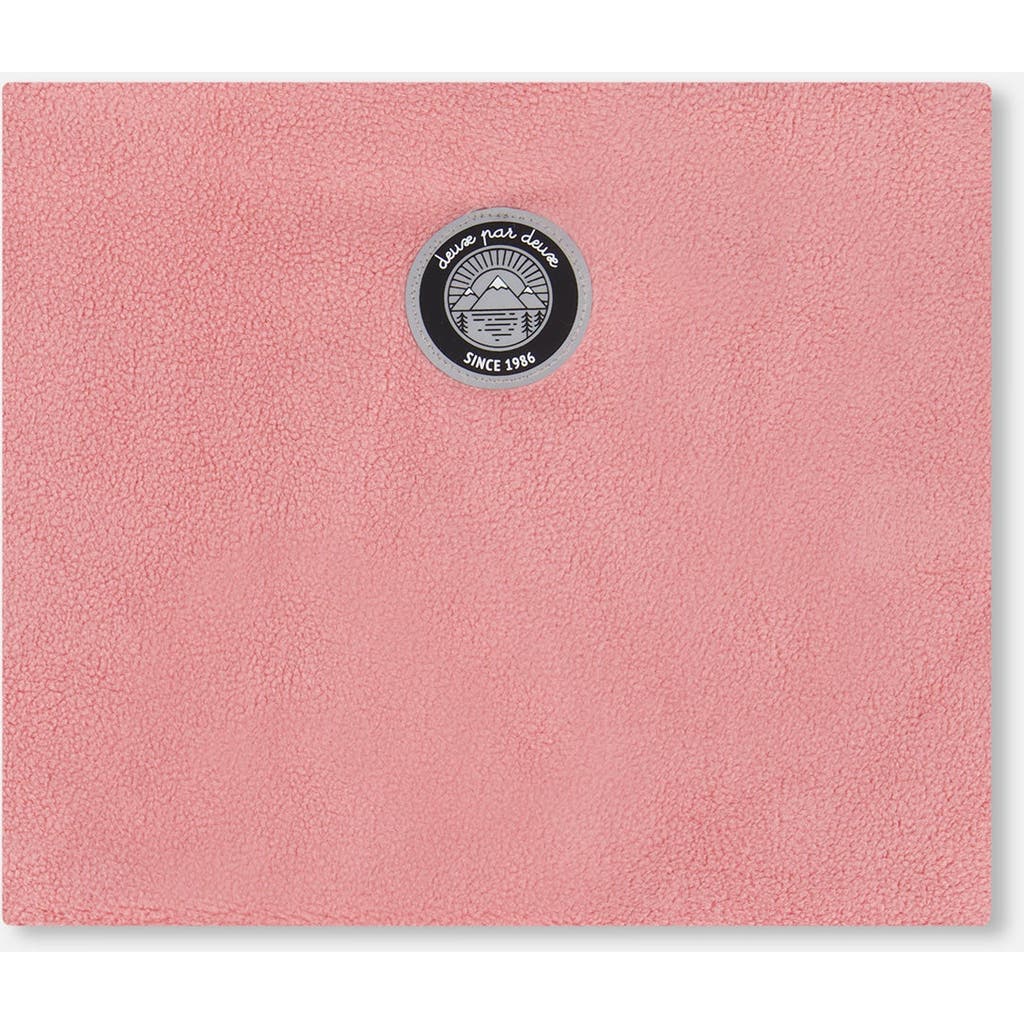 Deux Par Deux Polar Fleece Neckwarmer In Pink
