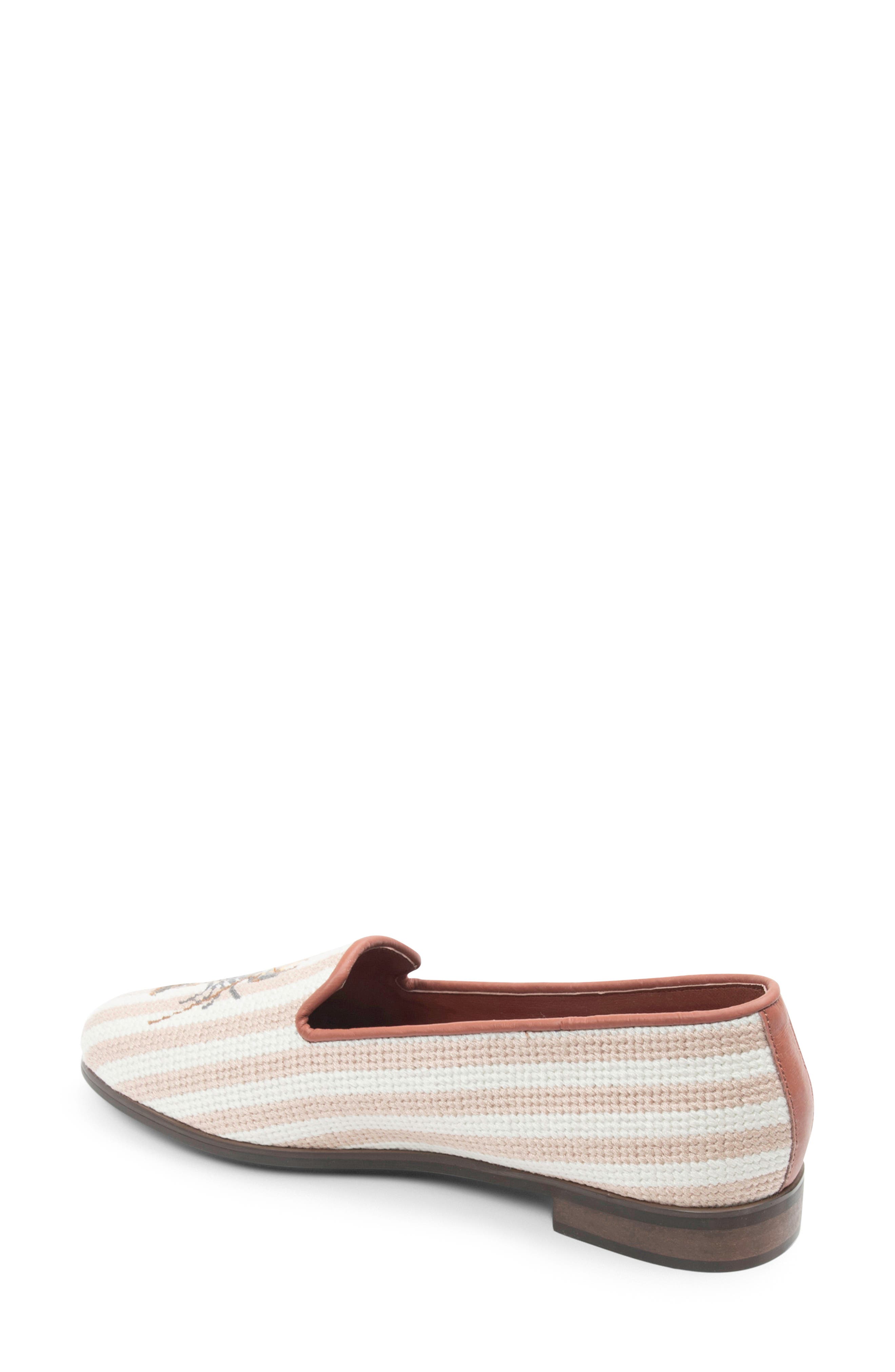 ByPaige Needlepoint Loafer, Alternate, color, Tan/Ivory Stripe