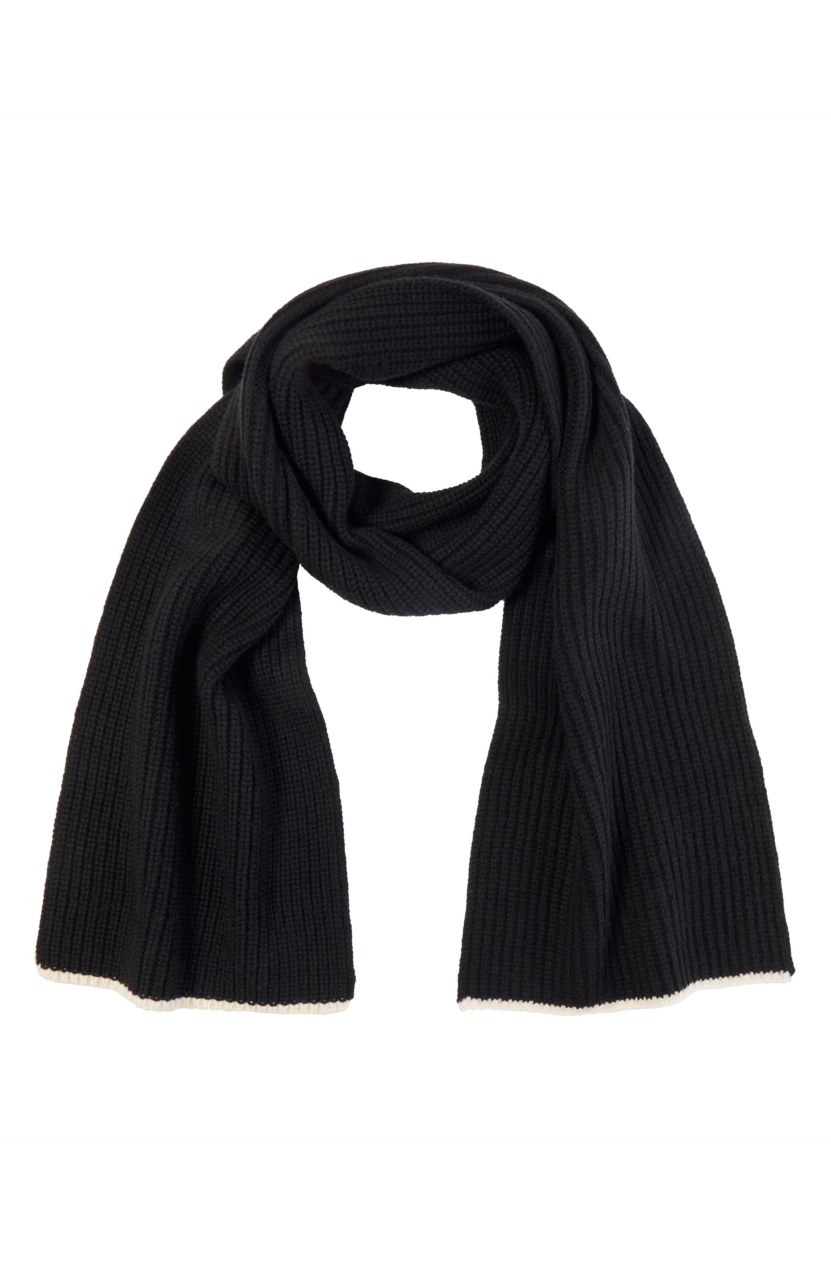 Vince Wool & Cashmere Shaker Stitched Scarf