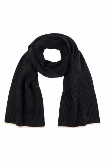Vince Wool & Cashmere Shaker Stitched Scarf