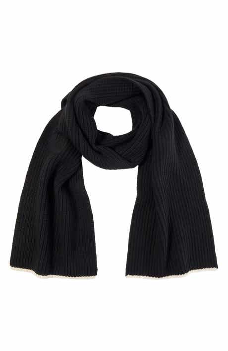Vince Wool & Cashmere Shaker Stitched Scarf