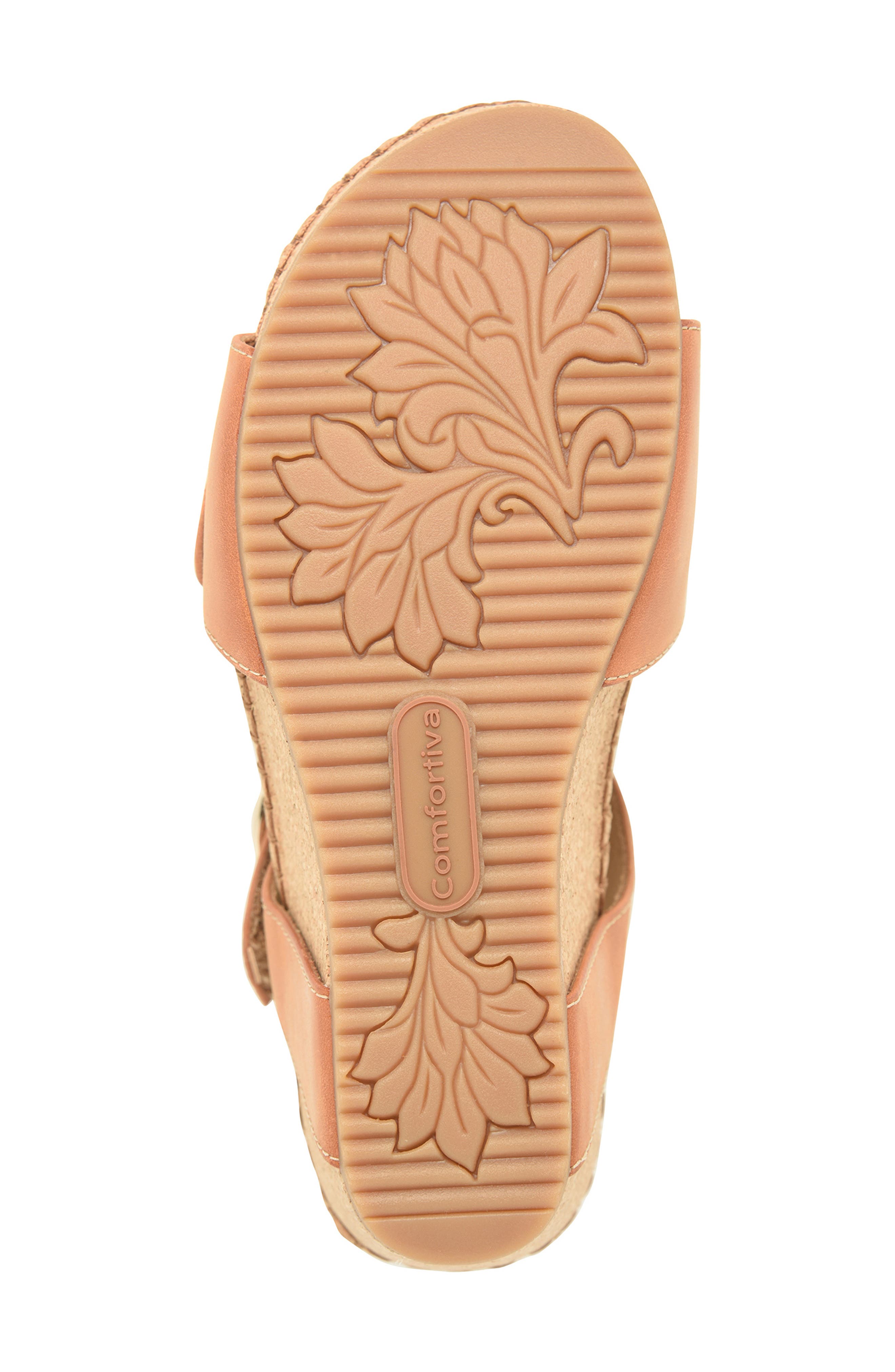 Eldorah Platform Wedge Sandal, Alternate, color, LUGGAGE