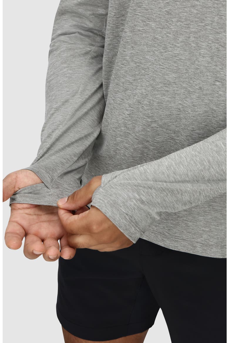 ActiveIce Spectrum Sun Hoodie, Alternate, color, GREY HEATHER
