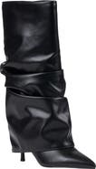 GOOD CHOICE NEW YORK Axel Pointed Toe Faux Leather Slouchy Tall Boot