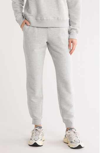 90 DEGREE BY REFLEX Cotton Blend Rib Sweatpants