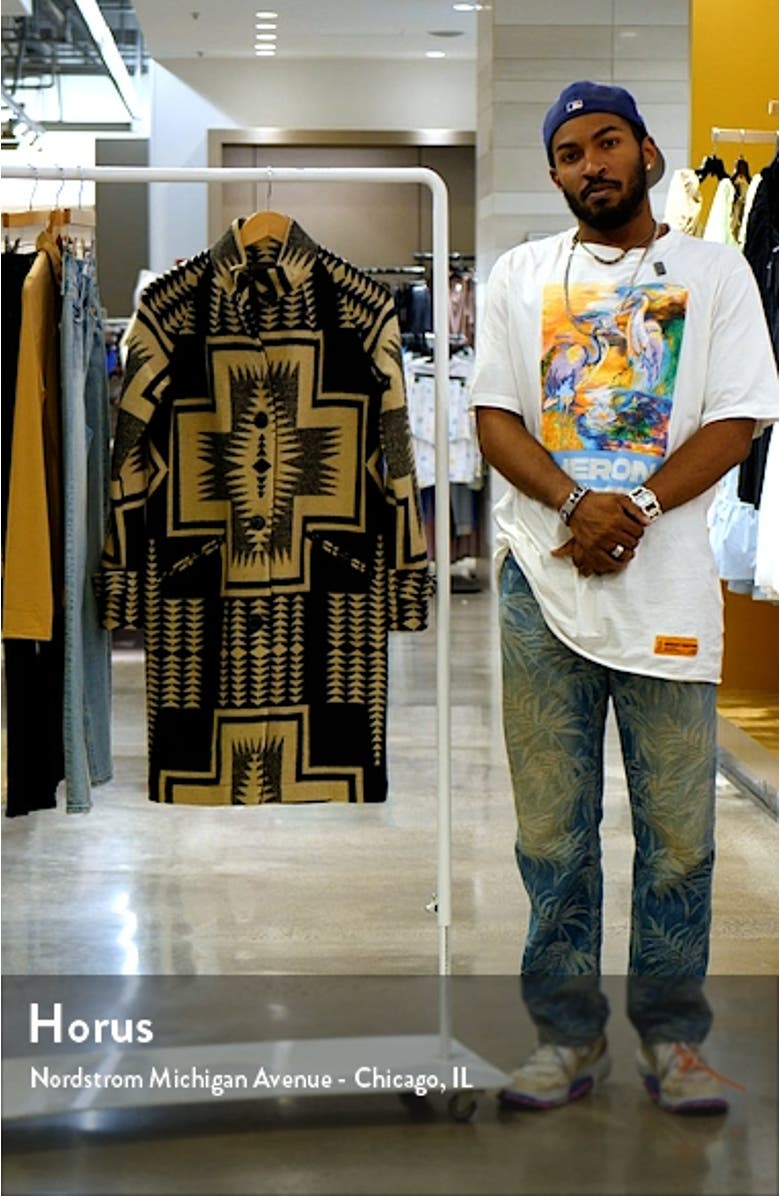 Timberline Jacquard Virgin Wool Blend Coat, sales video thumbnail