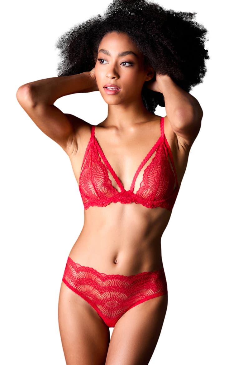 Natalia Underwire Bra, Alternate, color, SCARLET