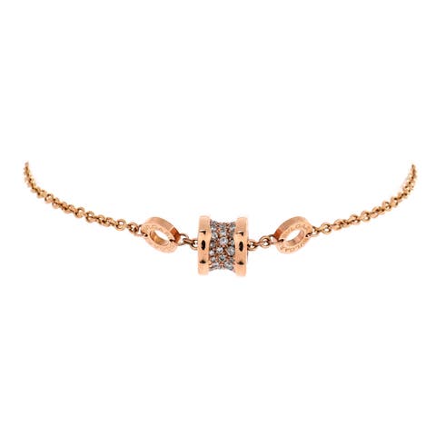 B.Zero1 Soft Bracelet 18K Rose Gold with Diamonds