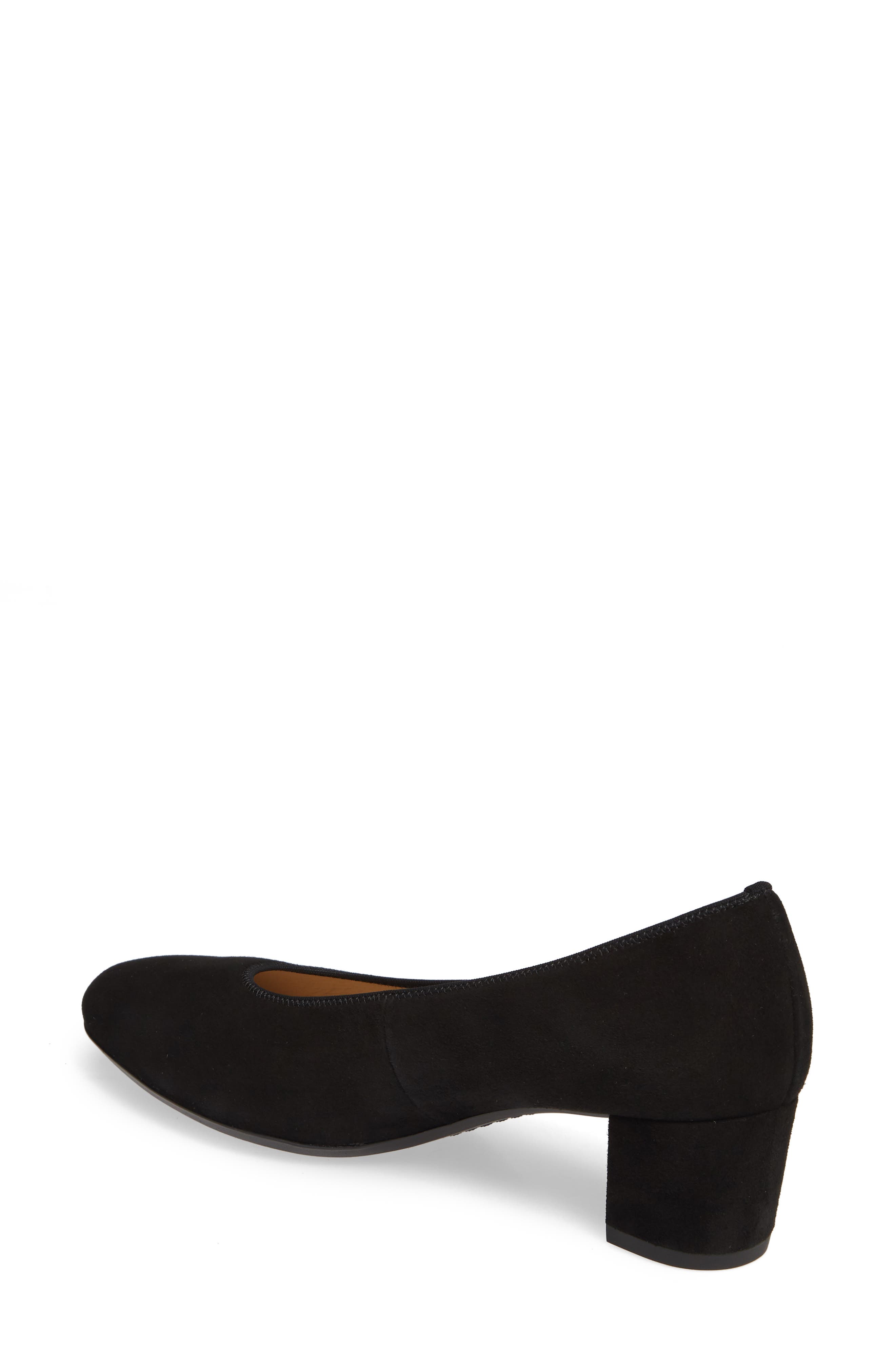 ara Kendall Pump, Alternate, color, Black Suede