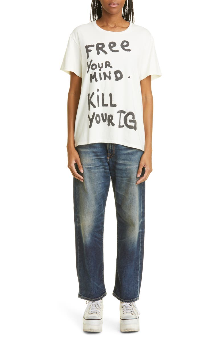 R13 Free Your Mind Cotton Graphic T-Shirt, Alternate, color, 