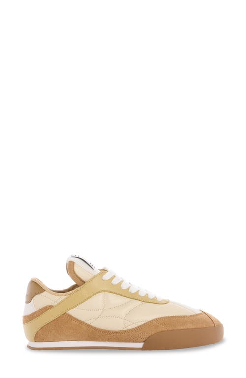 Chloé Lace-up Sneakers In Light Ochre
