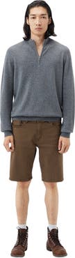 Gobi Cashmere Essential Half-Zip Cashmere Sweater