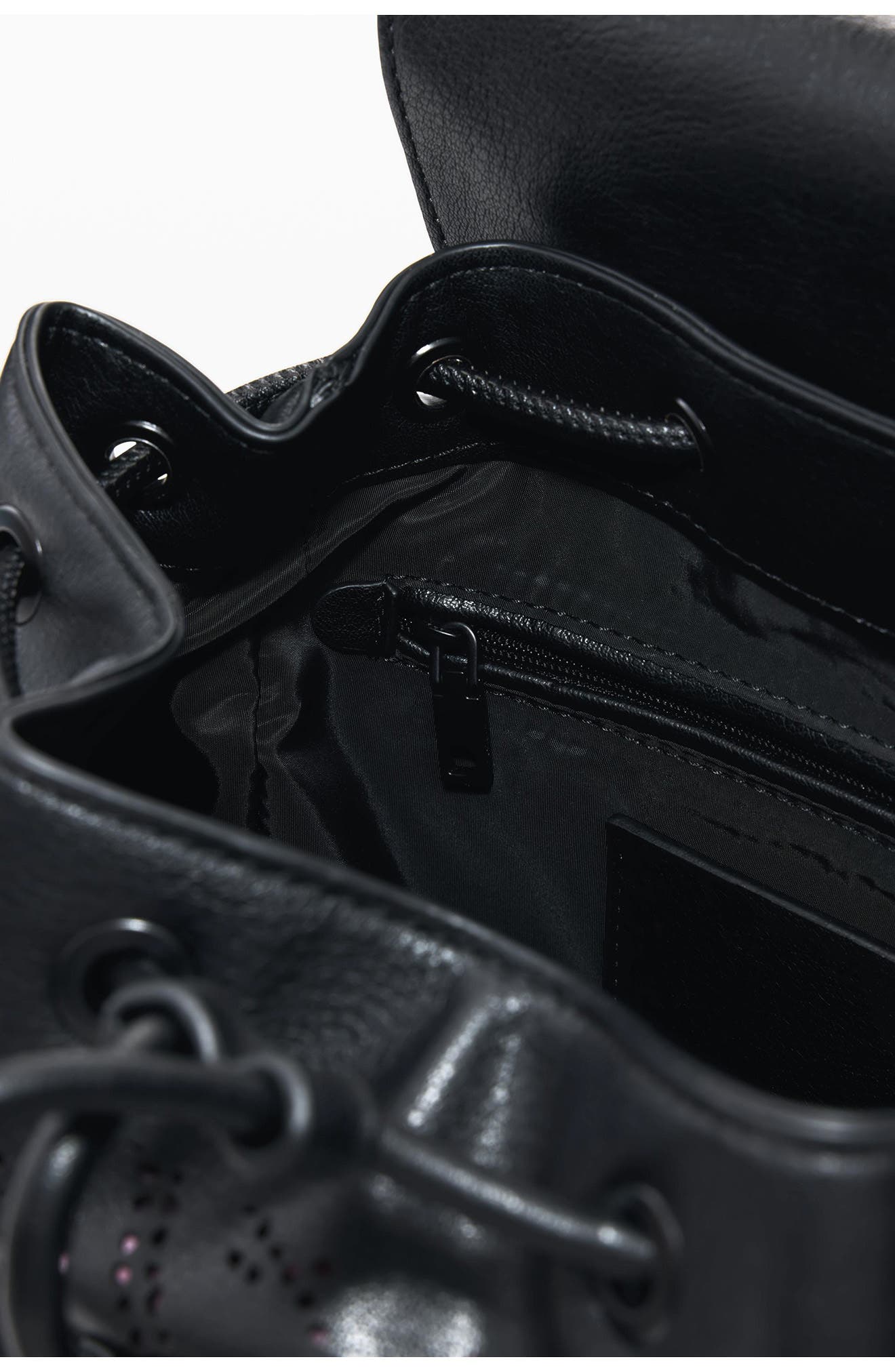 Desigual Mini Perforated Design Convertible Backpack, Alternate, color, 