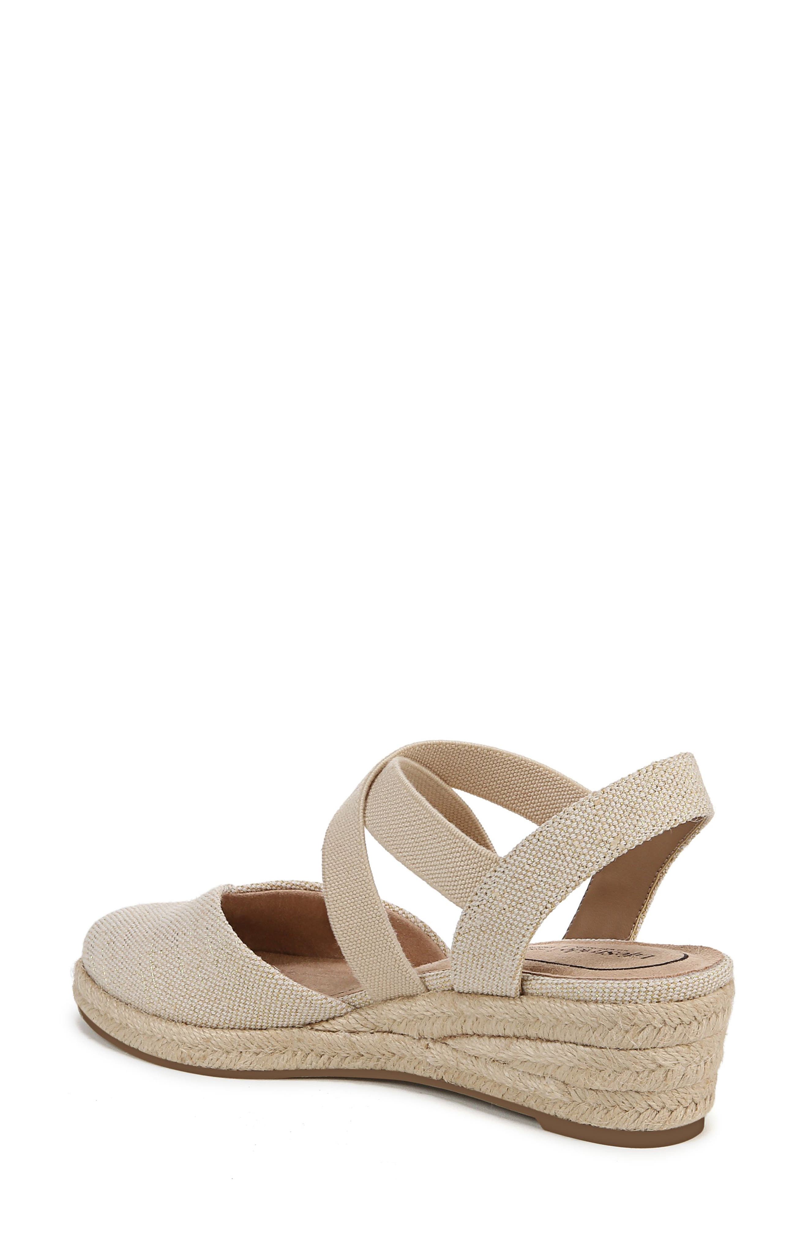 Kimball Slingback Espadrille Platform Wedge, Alternate, color, NATURAL