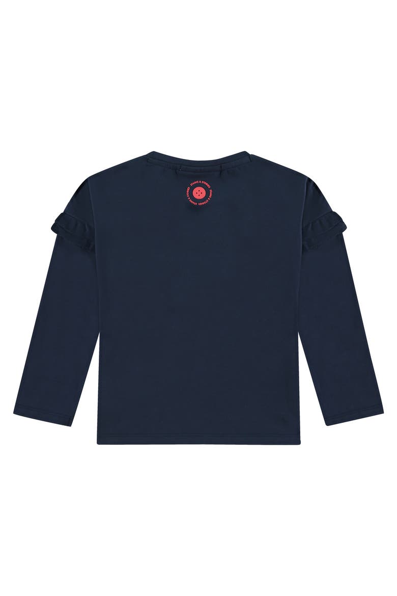Disco Fever Long Sleeve Sweatshirt, Alternate, color, Indigo