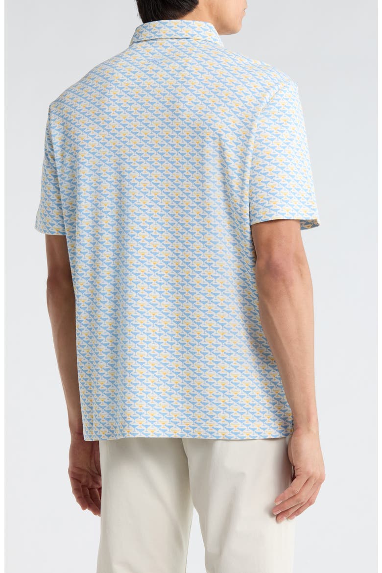 Citrus Martini Cotton Blend Polo, Alternate, color, MARBLE CREAM