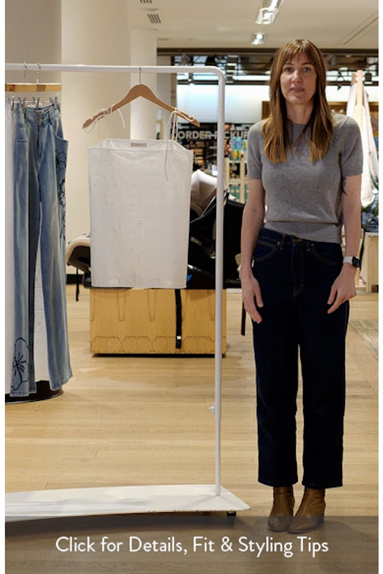 Mora Broderie Anglaise Tie Shoulder Top video