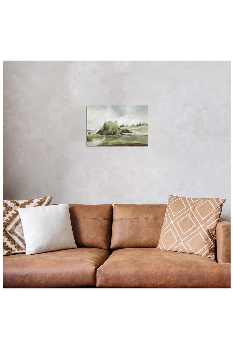 'Green Country Road' by Allison Pearce Canvas Artwork, Alternate, color, WHITE MULTI
