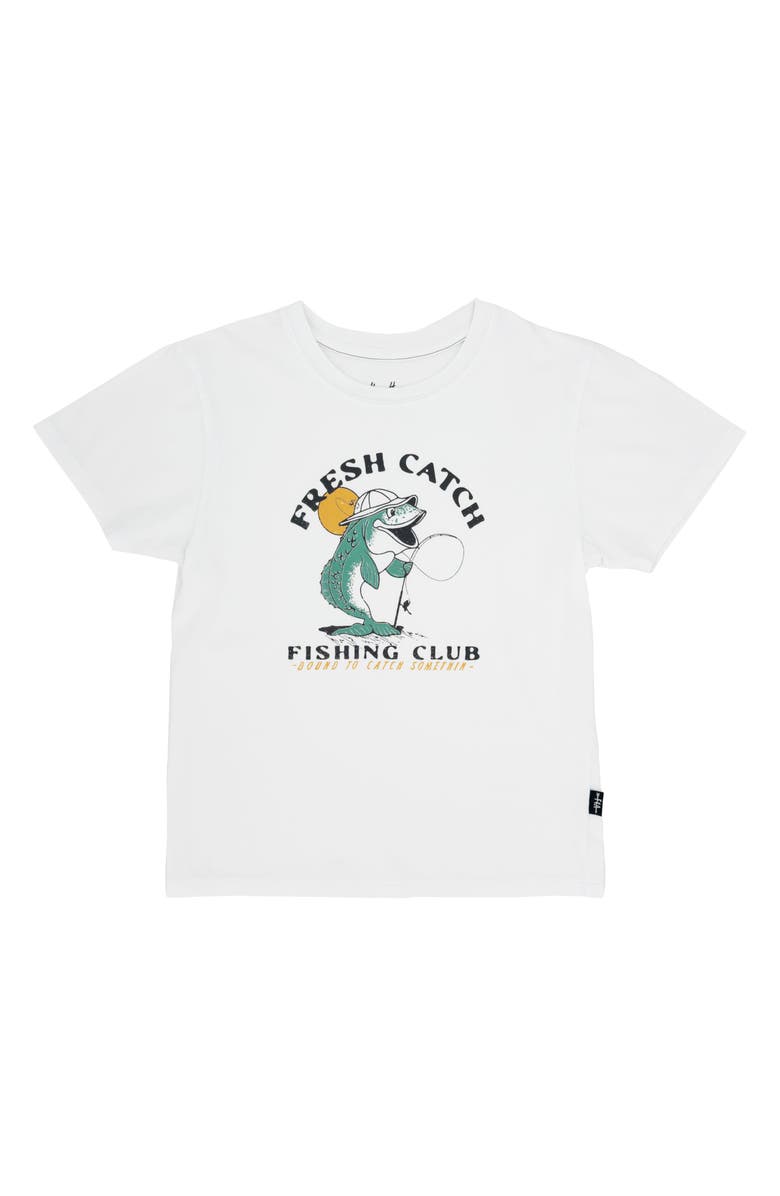 Feather 4 Arrow Kids' Fresh Catch Vintage Graphic T-Shirt, Main, color, 