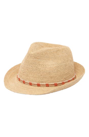 San Diego Hat Stingy Brim Upf 50+ Fedora Hat In Natural