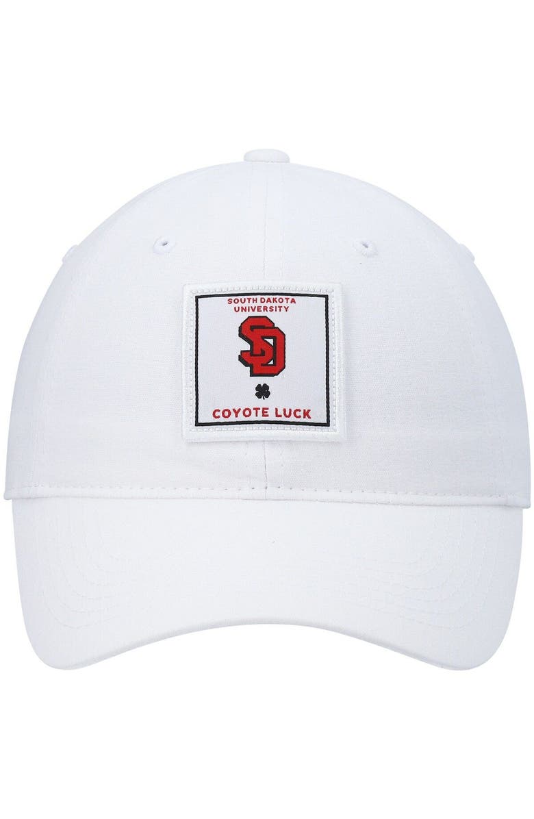 Black Clover Men's White South Dakota Coyotes Dream Adjustable Hat, Alternate, color, White