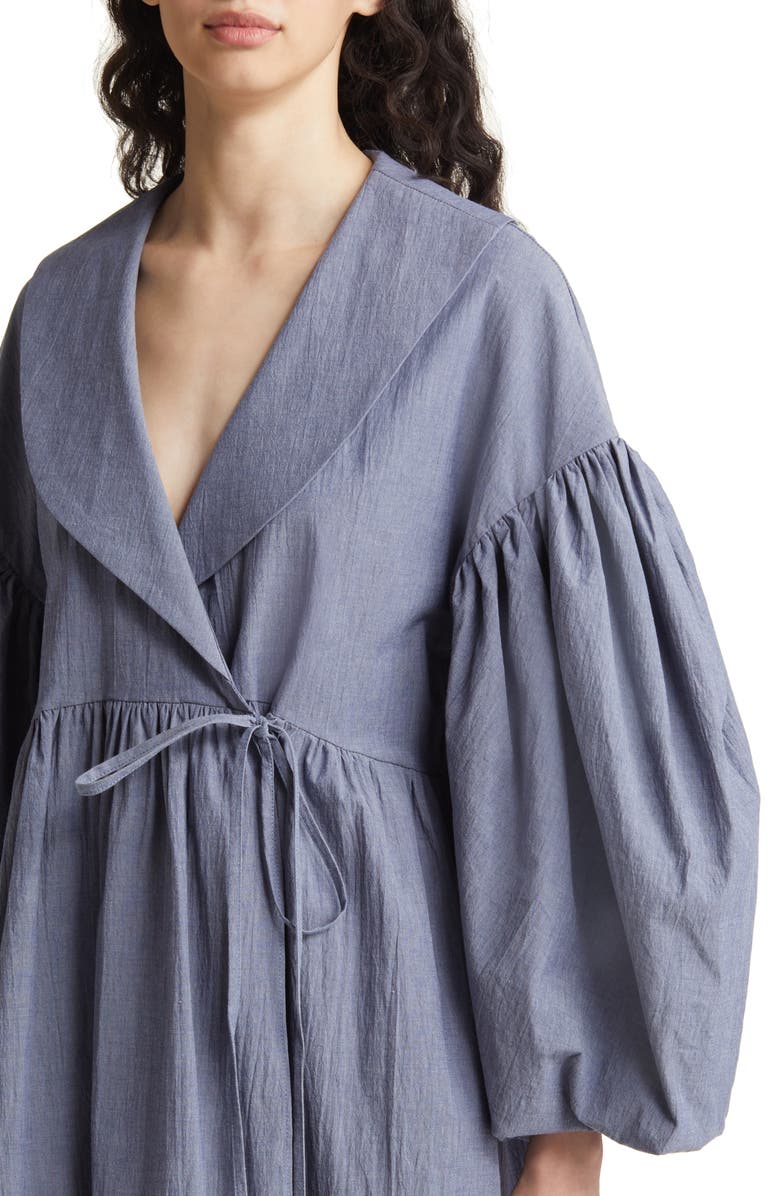 ASOS DESIGN Wrap Midi Dress, Alternate, color, 