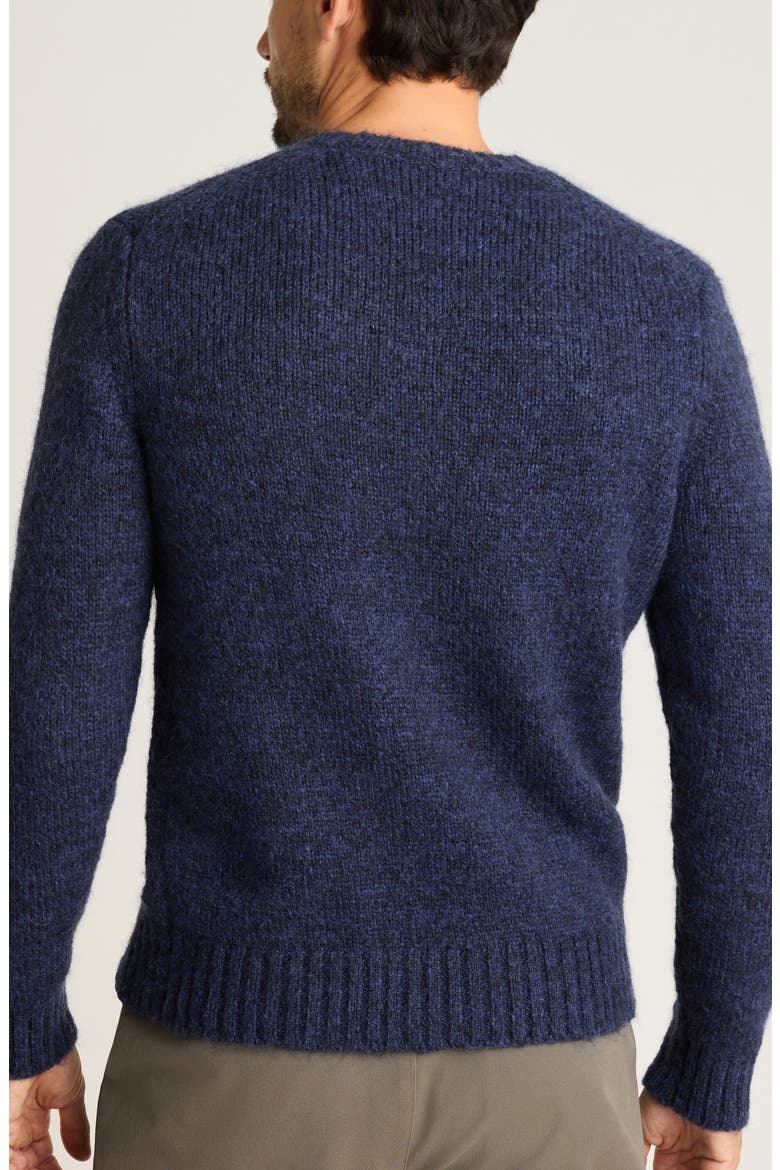 Luxe Mohair & Wool Blend Crewneck Sweater, Alternate, color, MOON SHADOW AW-E434