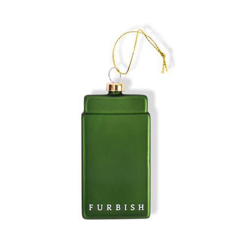 Furbish Matchbook Ornament In Green