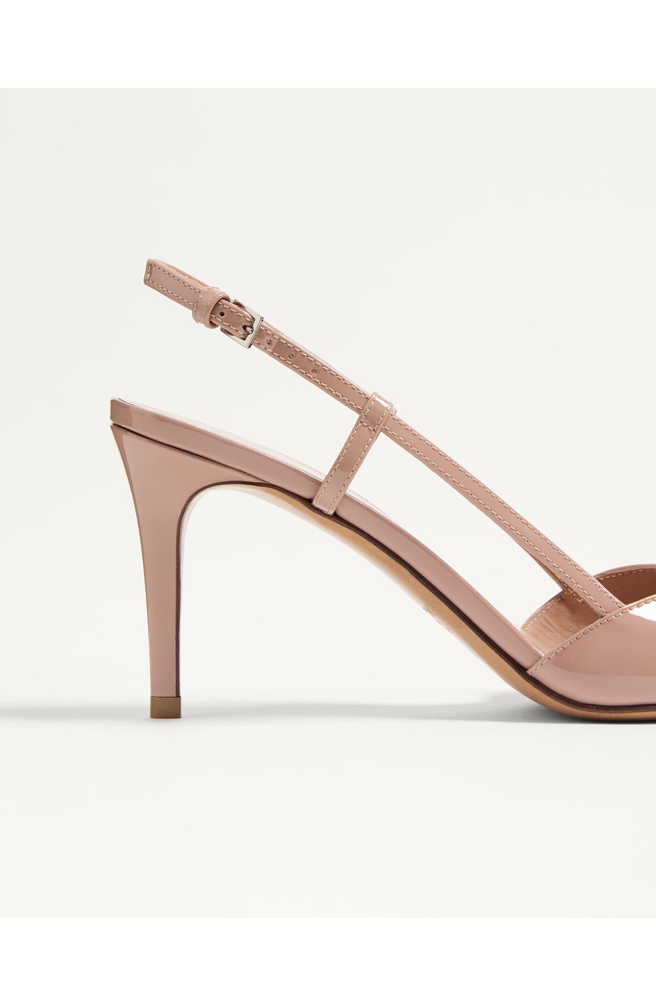 VLOGO Pointed Toe Slingback Pump, Alternate, color, DUSTY ROSE