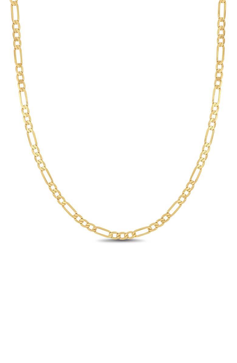Bony Levy 14K Gold Figaro Chain Necklace, Main, color, 14Ky