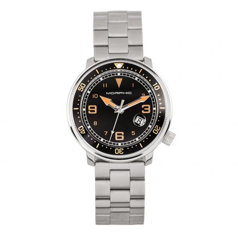 M74 Series Bracelet Watch w/Magnified Date Display
