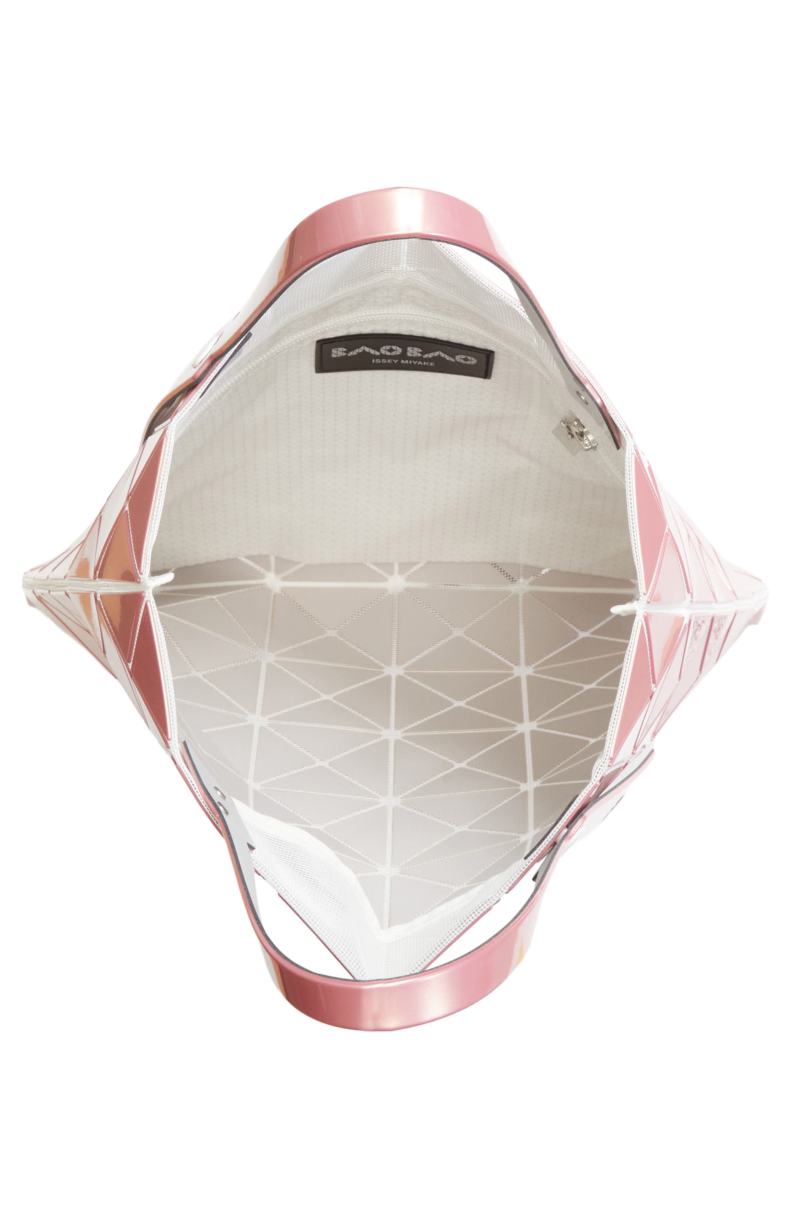 Lucent Metallic Tote, Alternate, color, PINK SALT