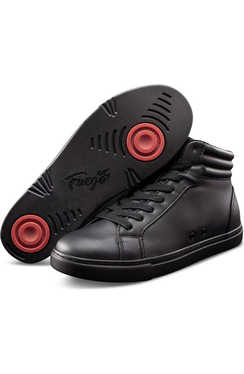 Fuego Men's High-top Sneaker, Alternate, color, All-Black