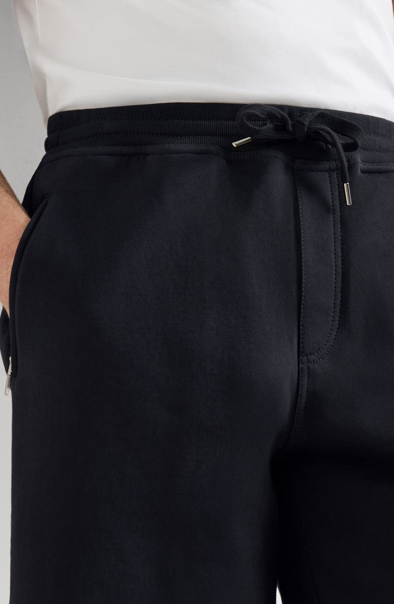 Brunello Cucinelli French terry Bermuda shorts, Alternate, color, Black