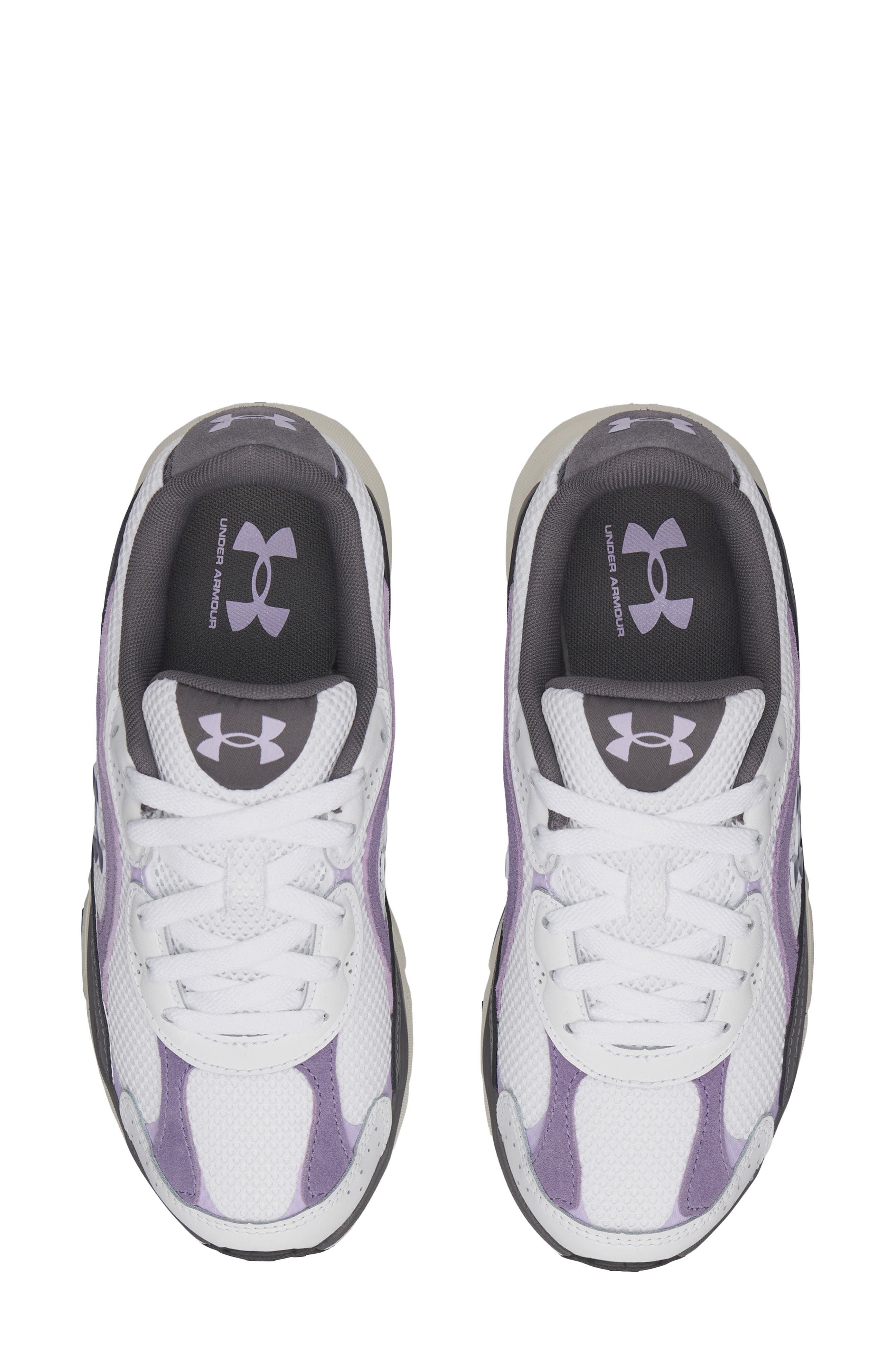UA Tech Runner Sneaker, Alternate, color, WHITE / PURPLE LUXE