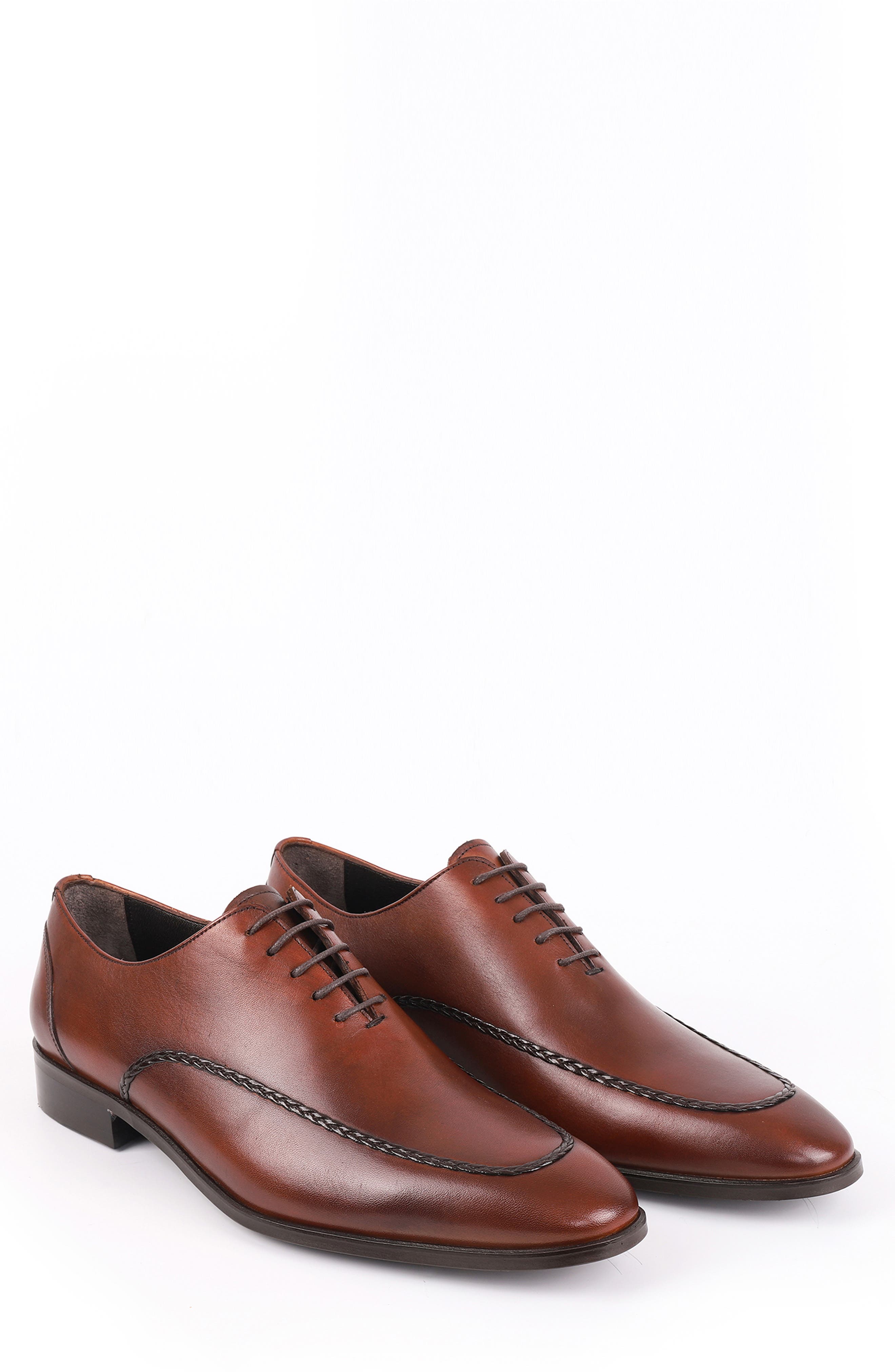 Frisco Braided Oxford, Alternate, color, COGNAC