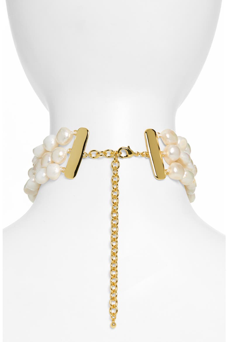 Nora Freshwater Pearl Choker, Alternate, color, PEARL