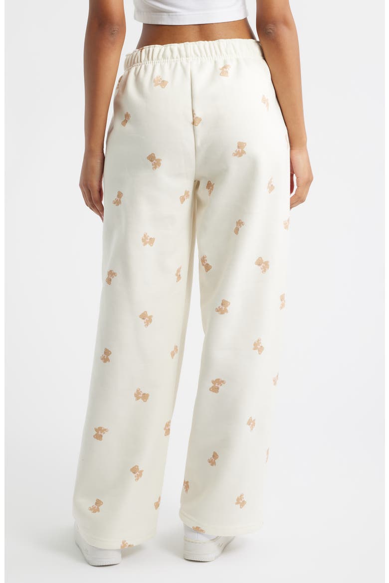 Dreams Wide Leg Sweatpants, Alternate, color, CREAM