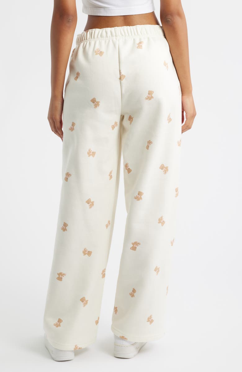 HAPPY CAMP3R Dreams Wide Leg Sweatpants, Alternate, color, Cream