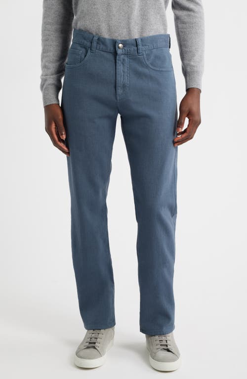 Canali Regular Fit Comfort Denim Jeans In Blue