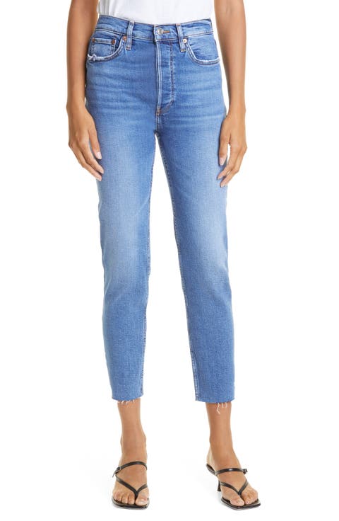 Originals High Waist Ankle Jeans (Worn Indigo)
