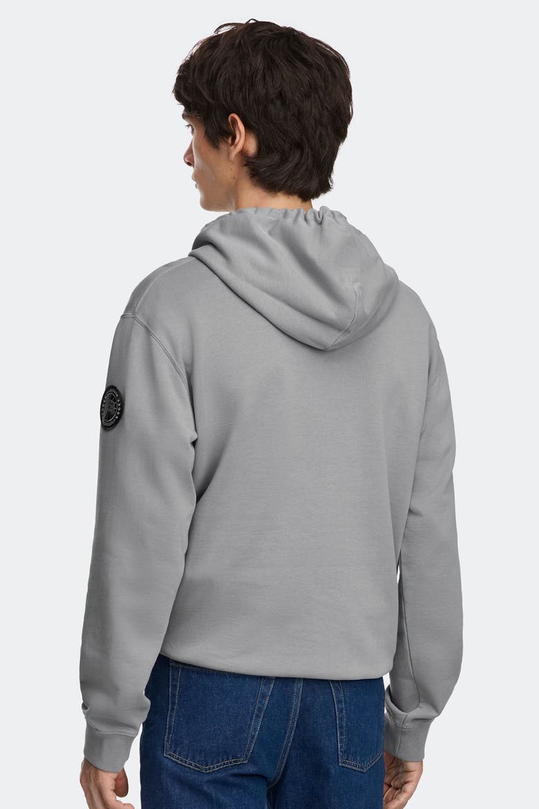 Loon Hoodie Black Disc, Alternate, color, Stratus Grey
