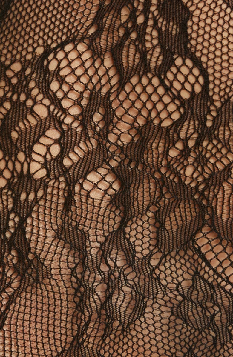 Hauty Faux Lace-Up Lace Chemise, Alternate, color, 