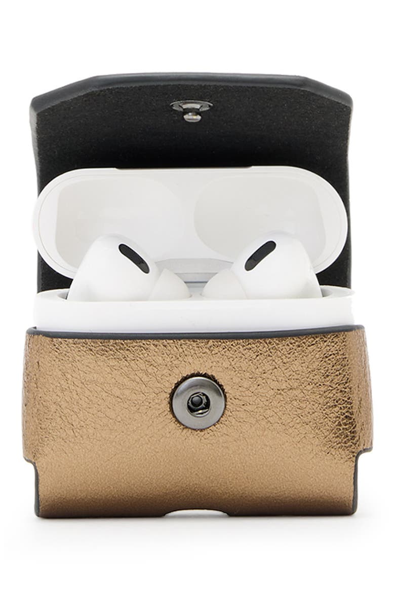 Hex AirPod Case, Alternate, color, WARM BRASS
